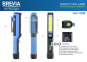 Фонарь инспекционный Brevia LED Pen Light 2W COB+1W LED 150lm 900mAh microUSB 4