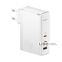 Мережевий зарядний пристрій Baseus GaN5 Pro 140W (2 x Type-C + USB) + Кабель Type-C + Type-C 240W 1m білий 8