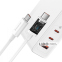 Мережевий зарядний пристрій Baseus GaN5 Pro 140W (2 x Type-C + USB) + Кабель Type-C + Type-C 240W 1m білий 4