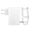Мережевий зарядний пристрій Baseus GaN5 Pro 140W (2 x Type-C + USB) + Кабель Type-C + Type-C 240W 1m білий 6