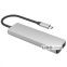 Type-C-Хаб Proove Iron Link 5 in 1 (2*Type-C + 2*USB3.0 + HDMI) срібний 1