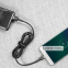 Кабель Baseus Cafule Micro USB 2.4A (0.5m) серый/черный 1