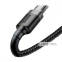 Кабель Baseus Cafule Micro USB 2.4A (0.5m) серый/черный 2