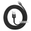 Кабель Baseus Cafule Micro USB 2.4A (0.5m) серый/черный 4