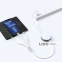 Кабель Proove Triple Sync 3 in 1 Type-C + Micro USB + Lightning (1.2m) белый 1