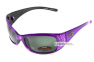 Очки поляризационные BluWater Biscayene Purple серые 3