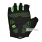 Велоперчатки Grey's с короткими пальцами и гелевыми вставками, черно-зеленые L GR18323 1
