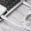 Кабель Proove Striped Silicone Type-C to Lightning (1m) белый 1