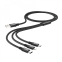 Кабель Hoco X14 Times Speed 3-in-1 (Lightning+Micro USB+Type-C) (1m) black 2
