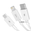 Кабель Baseus Superior Series Fast Charging 3-in-1 (Micro USB+Lightning+Type-C) 3.5A (1.5m) white 1