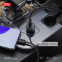 Автомобільний зарядний пристрій XO CC57 PD25W Smart Metal Single C Port+ Lightning кабель чорний 4