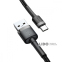 Кабель Baseus Cafule Type-C Cable 2A (3m) червоний/чорний 3