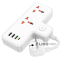 Мережевий фільтр Hoco AC12A Reise 2-position expansion socket (PD30W/1C3A) білий 2