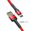 Кабель Baseus Cafule Lightning Special Edition 2.4A (1м) красный/черный 5