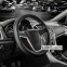 Чехол на руль Carlife 37-39см, экокожа, черный, один шов SW140M 0