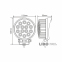 Фара светодиодная Winso Pro EPISTAR white рассеянный 10-30V, 42W (14x3W), 1шт 6
