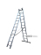 Лестница трехсекционная алюминиевая GTM KME312 3x12 ступеней 3,26-8,12м 0