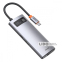 USB-Хаб Baseus Metal Gleam Series 6-in-1 Type-C голубой 4