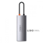 USB-Хаб Baseus Metal Gleam Series 6-in-1 Type-C блакитний 5