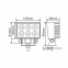 Фара світлодіодна Winso Pro EPISTAR white точковий 10-30V, 18W (6x3W), 1шт 6
