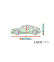 Чехол-тент для автомобиля Mobile Garage L coupe (415-440см) 4