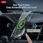 Тримач телефону автомобільний XO з бездротовою зарядкою WX038 15W Transparent Car Wireless Charging чорний 6