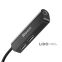 Перехідник AUX Baseus L52 Lightning to 2xLightning + 3.5mm чорний 2