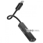Перехідник AUX Baseus L52 Lightning to 2xLightning + 3.5mm чорний 3