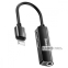 Перехідник AUX Baseus L52 Lightning to 2xLightning + 3.5mm чорний 4