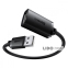 Кабель Baseus AirJoy Series USB-male to USB-female (0.5м) чорний 1