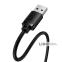 Кабель Baseus AirJoy Series USB-male to USB-female (0.5м) чорний 2