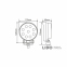 Фара світлодіодна Winso Pro EPISTAR точковий 10-30V, 27W (9x3W), 1шт 6
