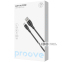 Кабель Proove Soft Silicone USB to Type-C 3A 2м чорний 0