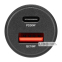 Автомобільний зарядний пристрій Brevia ePower DualCharge 30W 1xUSB-C+1xUSB-A, прозорий чорний 0