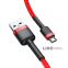 Кабель Baseus Cafule Micro USB 1.5A (2м) червоний/чорний 3
