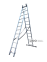 Лестница трехсекционная алюминиевая GTM KME313 3x13 ступеней 3,53-8,93м 0