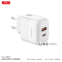 Сетевое зарядное устройство XO L138 PD30W/QC18W 1USB-A+1USB-C + Type-c кабель белый 0