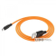 Кабель Hoco X21 Plus Silicone Micro USB (1м) оранжевий/чорний 4