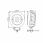 Фара світлодіодна Winso Pro 10-30V, 30W (3x10W), 2700Lm, CSP1860DE 1шт 6
