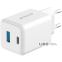 Сетевое зарядное устройство Proove Pocket GaN Plus 25W (Type-C+USB) черный 5