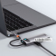 USB-Хаб Baseus Metal Gleam Series 5-in-1 Type-C серый 1
