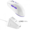 Беспроводная игровая мышь Proove Gaming Rate Pro with Charging Dock белая 6