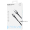 Кабель Proove ReGen Silicone USB to Lightning 2.4A (1m) чорний 0