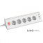 Мережевий фільтр Proove Prism Socket (5xAC + 2xType-C + 2xUSB) 1.6m білий 1