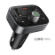 Автомобільний зарядний пристрій Baseus FM Launcher S-09 Pro 35W (PD+QC3.0) Type-C+2USB чорний 0
