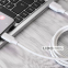 Кабель Proove Striped Silicone USB to Type-C (1m) білий 1