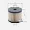 Фильтр топливный Molder Filter KFX 75D (WF8256, KX85DEco, PU830X) 1