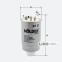 Фильтр топливный Molder Filter KF 31 (WF8043, KL41, WK8423) 1