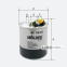 Фільтр паливний Molder Filter KF 118/2D (WF8353, KL228/2D, WK84223X) 1