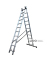 Лестница трехсекционная алюминиевая GTM KME311 3x11 ступеней 2.99-7.31м 0